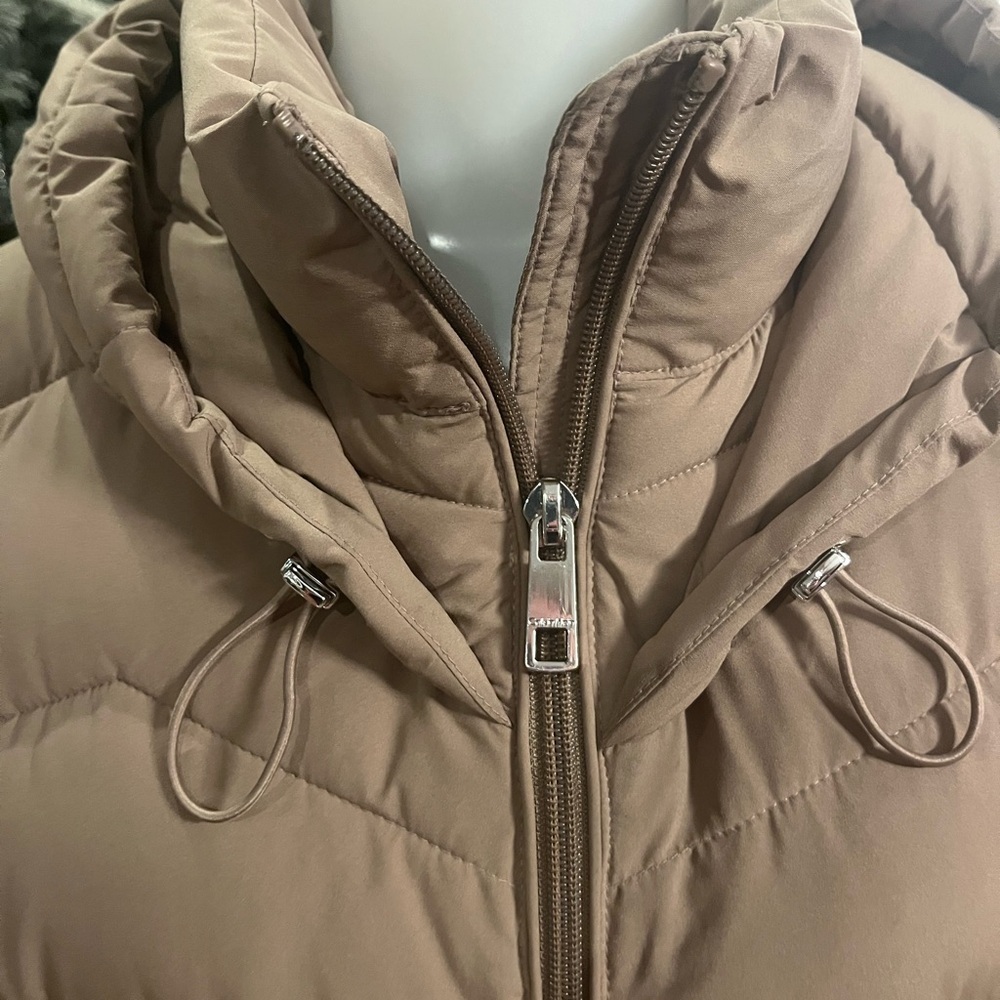 Calvin Klein Tan Puffer Jacket size S - Picture 8 of 9
